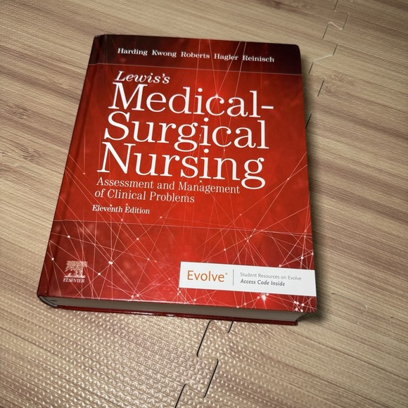 Lewis's Medical-Surgical Nursing 11th Ed Hardcover – ISBN 9780323551496 - Picture 2 of 6